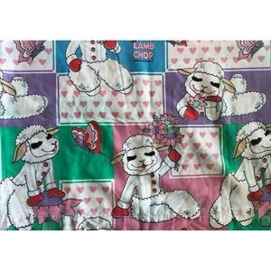 Vintage Lamb Chop Shari Lewis Sheet Set 1993 Twin Size **No Pillowcase EUC